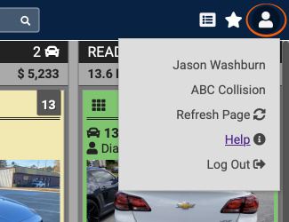 Account Menu